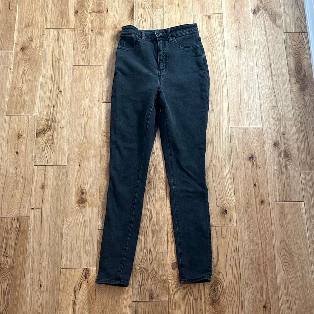 Madewell Curvy Highrise skinny jeans tall 28